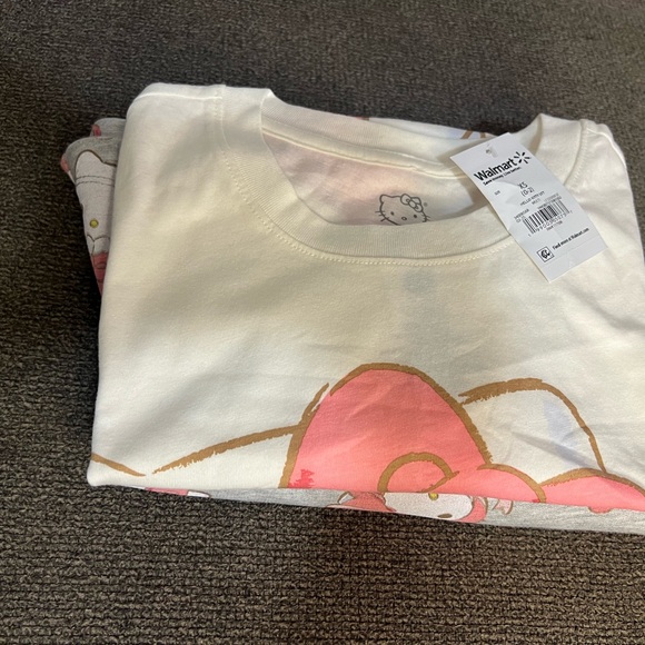 Hello Kitty Kids Pajama Set - Cream and Pink - Picture 2 of 3